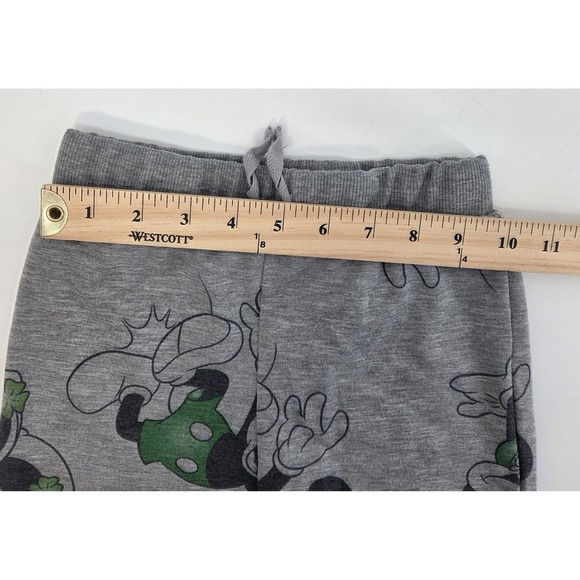 Disney Minnie Mouse Sweatshirt Joggers Kids 5T Grey Lucky Clover St Patricks Day - Picture 3 of 9